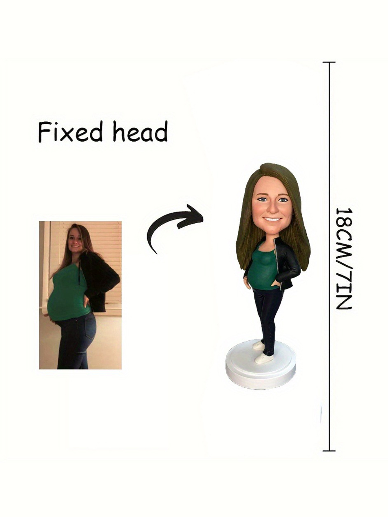 Custom Cartoon Pregnancy Bobblehead
